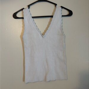 knit sleeveless tank top